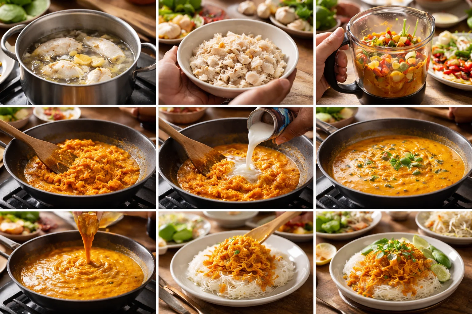 Savory Kanom Jeen Namya: A Cozy Thai Dish to Delight You