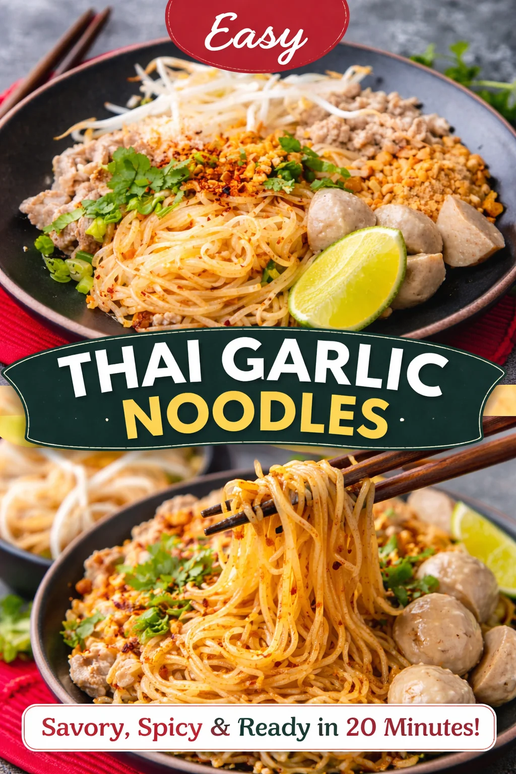 Savory Soupless Tom Yum Noodles: A Thai Delight Awaiting You