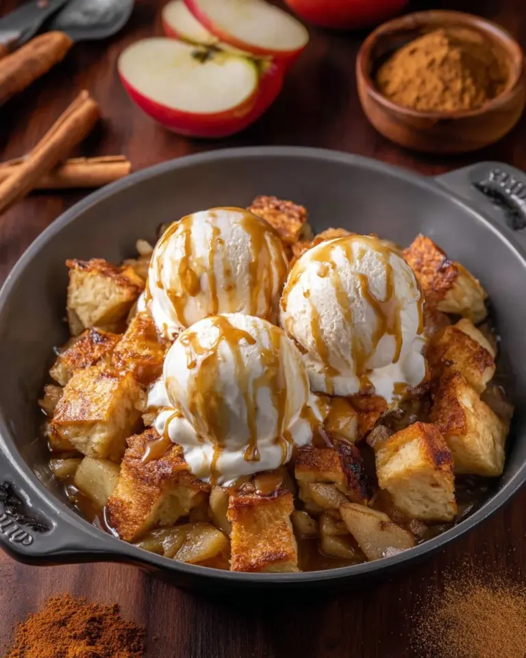 Delicious 2-Ingredient Apple Cinnamon Roll Bake, perfect for breakfast or dessert