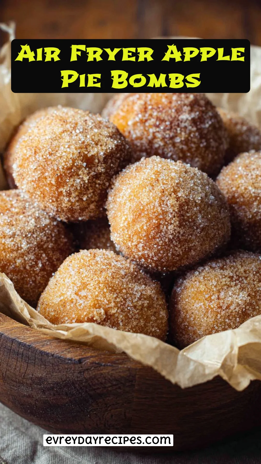 Air Fryer Apple Pie Bombs