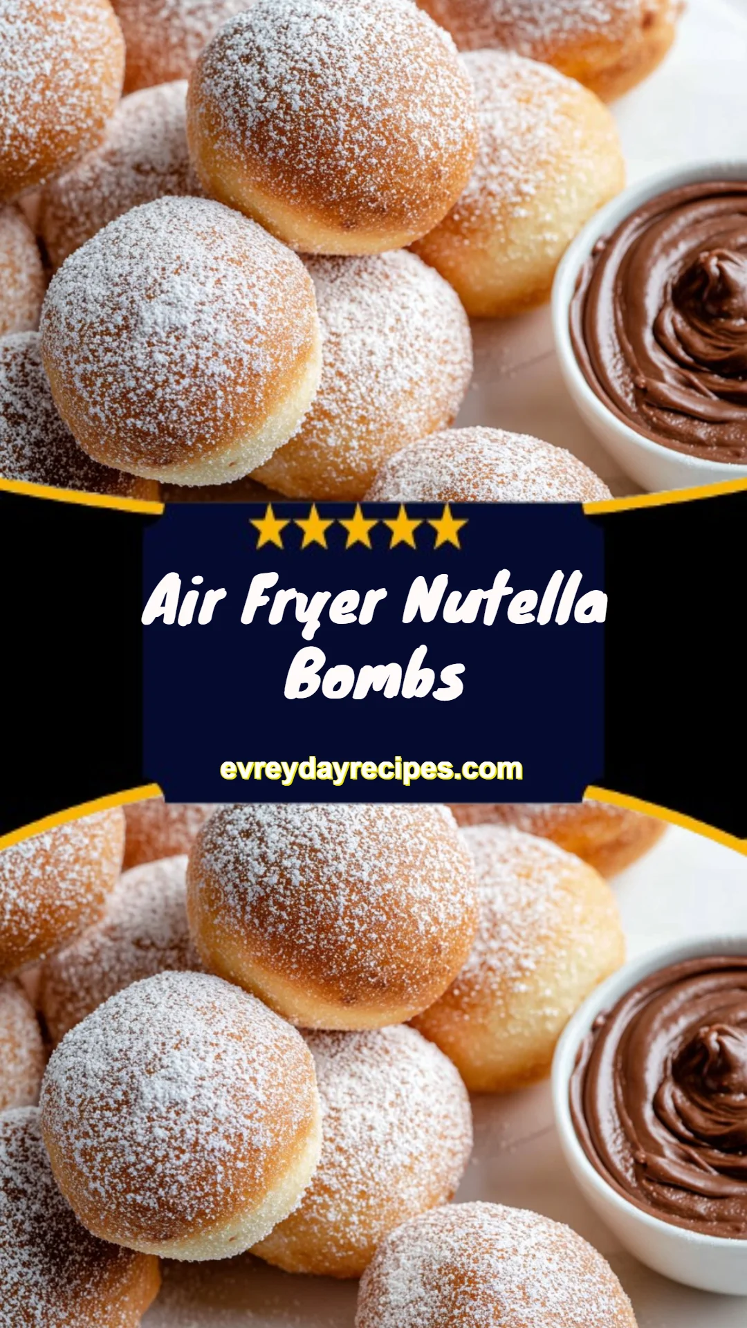 Air Fryer Nutella Bombs