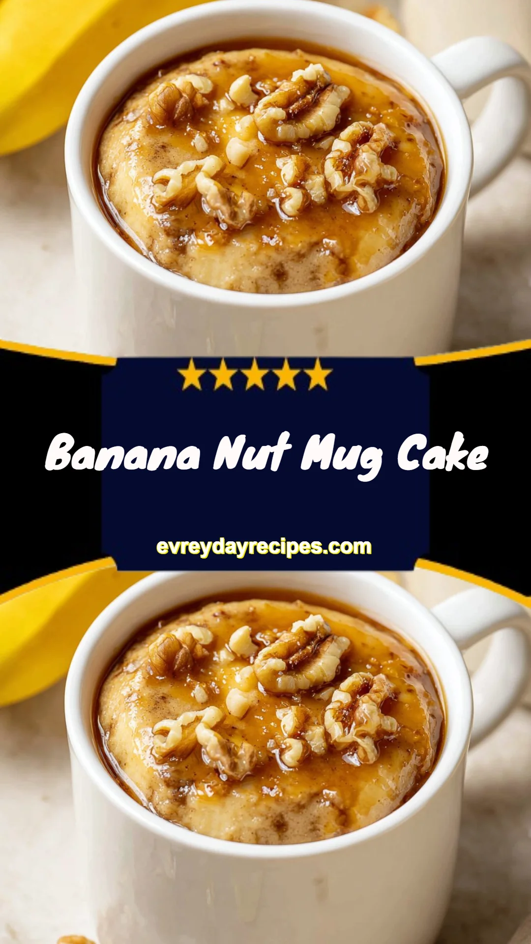Banana Nut Mug Cake