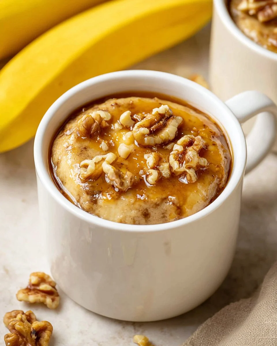 Banana Nut Mug Cake