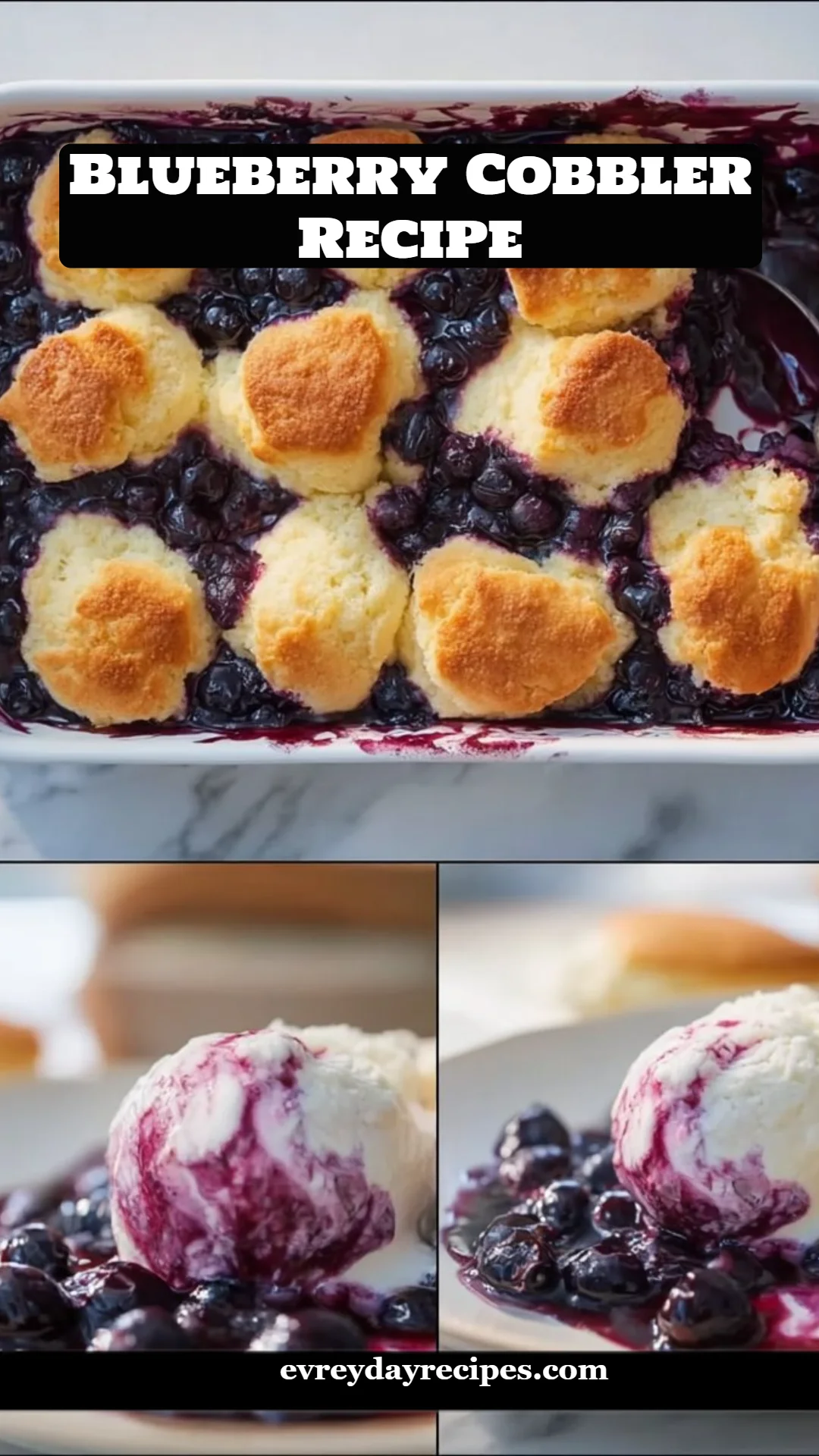 Blueberry Cobbler Recipe