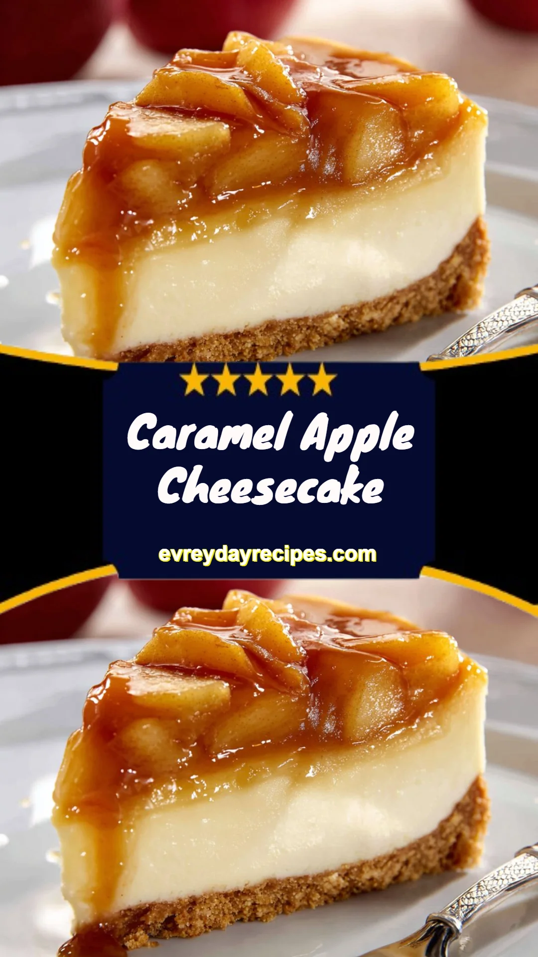 Caramel Apple Cheesecake