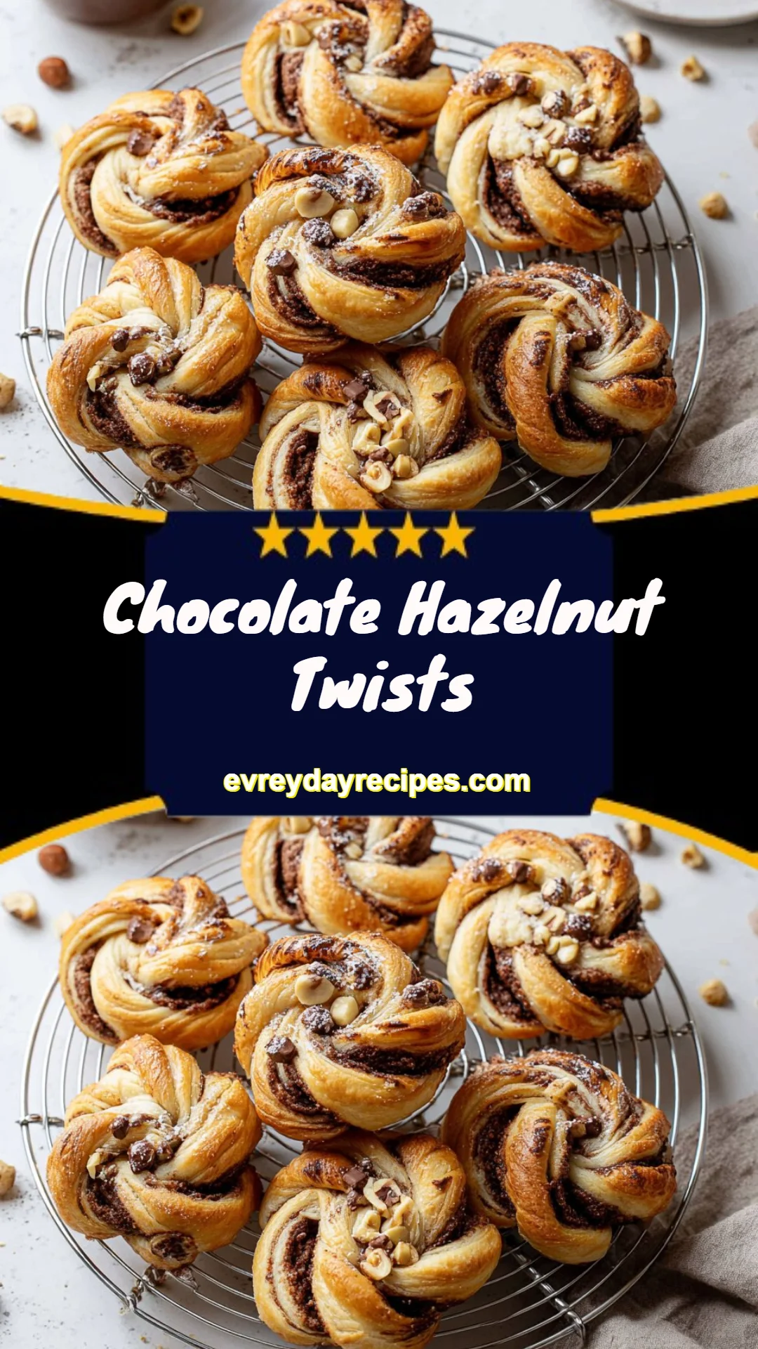 Chocolate Hazelnut Twists