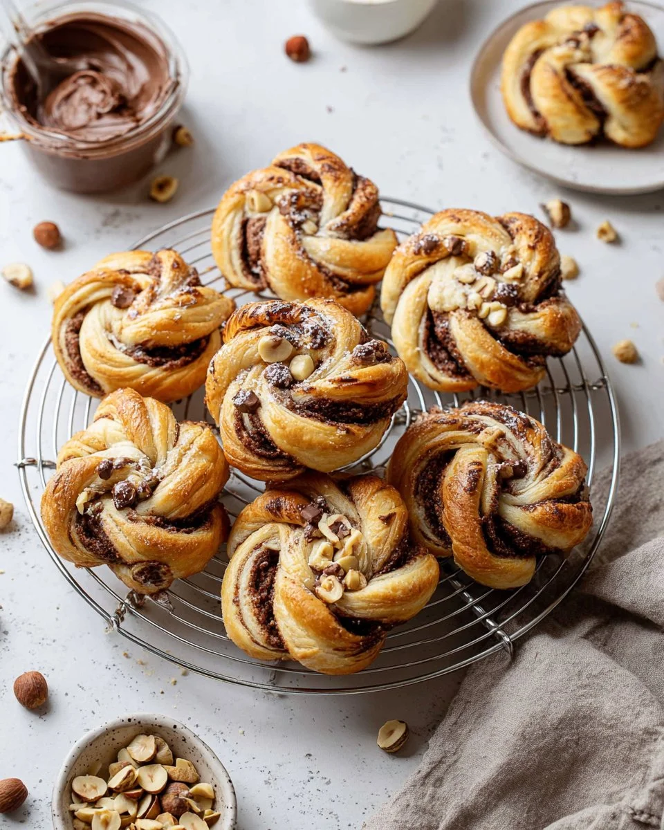 Chocolate Hazelnut Twists
