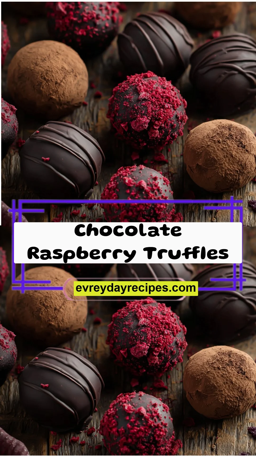 Chocolate Raspberry Truffles