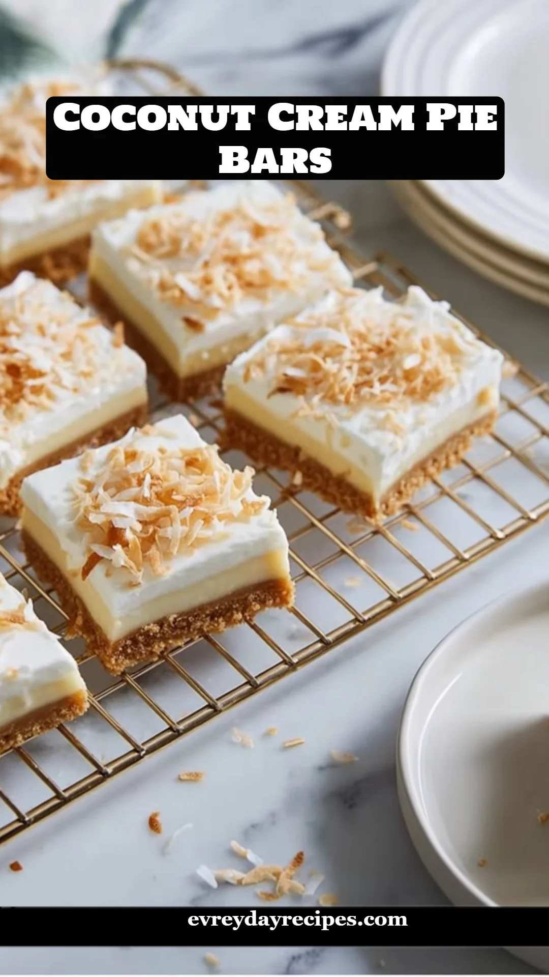 Coconut Cream Pie Bars