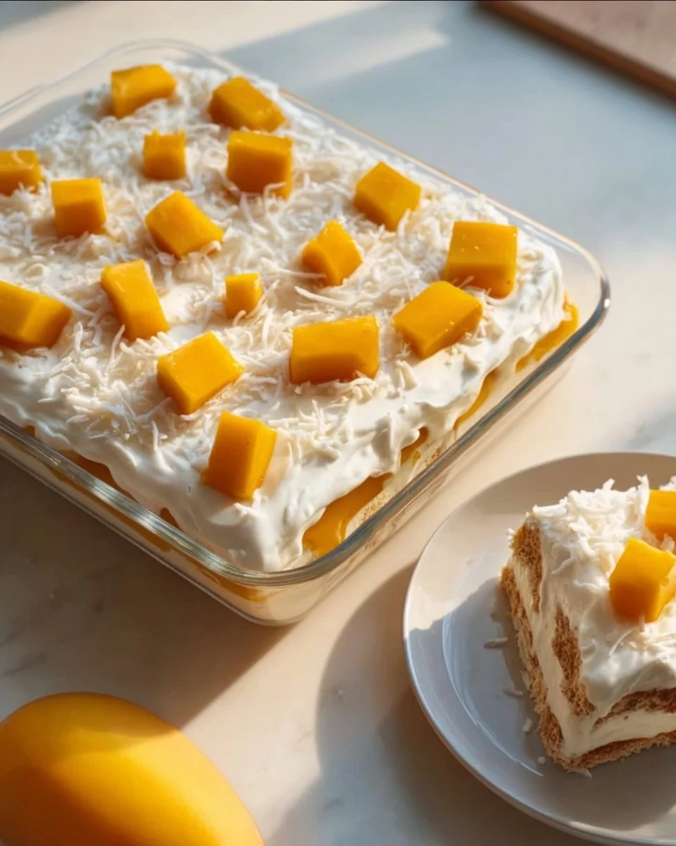 Coconut Mango Tiramisu