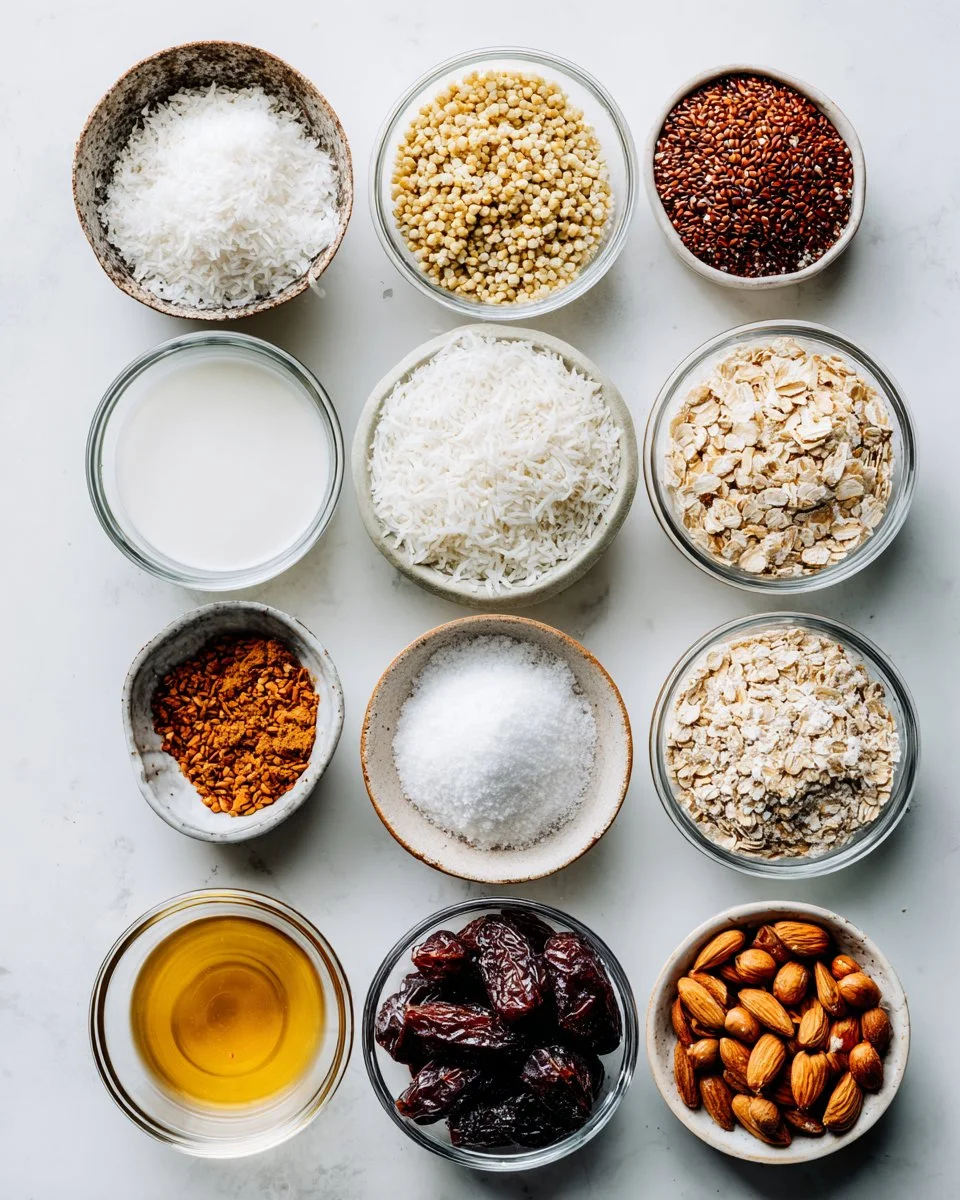 Crispy Coconut Oat Bars