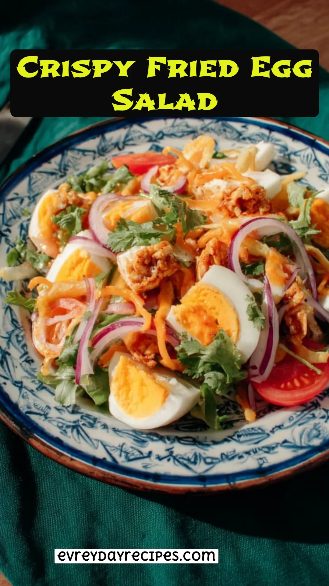 Crispy Fried Egg Salad
