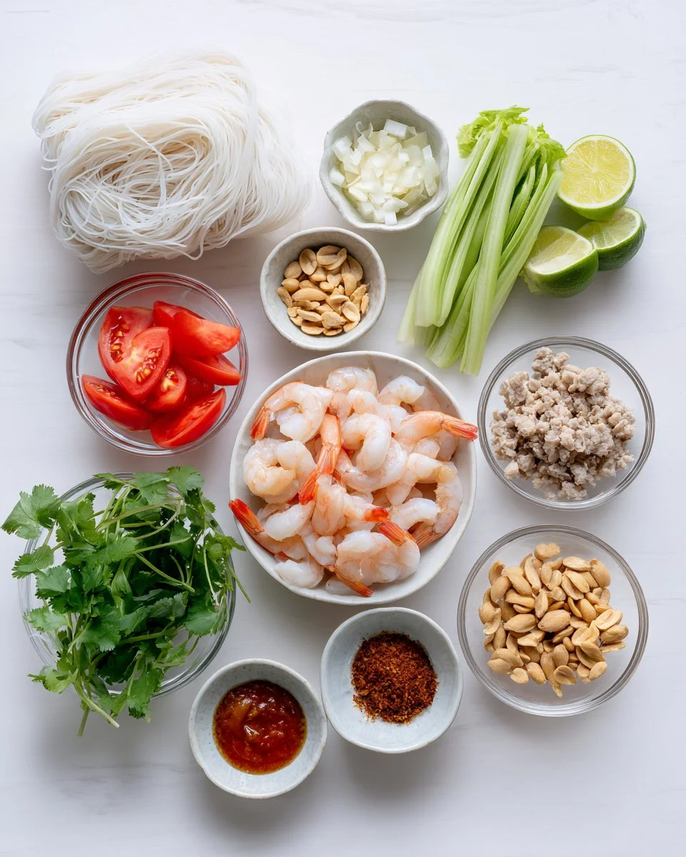 Glass Noodle Salad with Shrimp and Pork