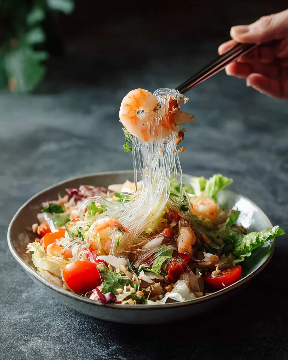 Glass Noodle Salad with Shrimp and Pork