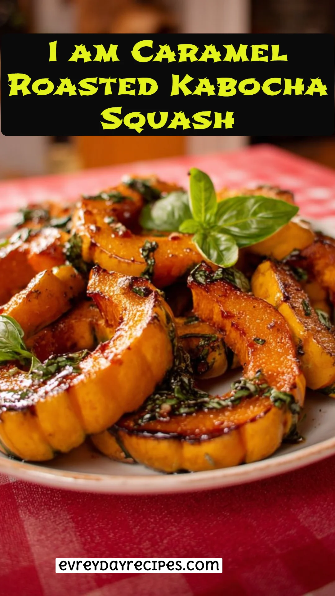 I am Caramel Roasted Kabocha Squash
