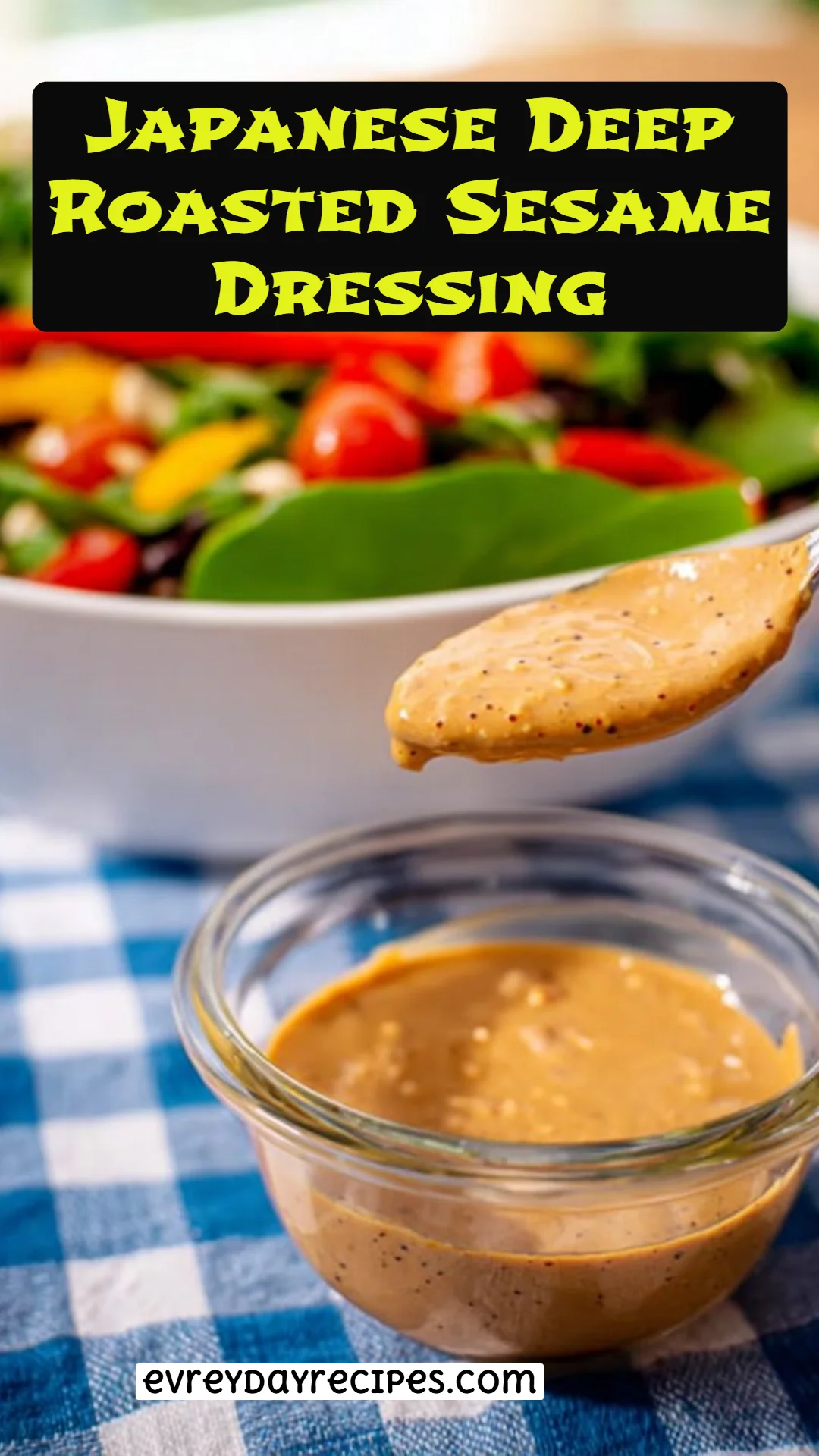 Japanese Deep Roasted Sesame Dressing