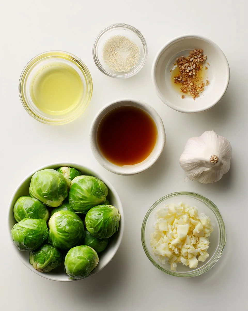 Maple Fish Sauce Brussels Sprouts