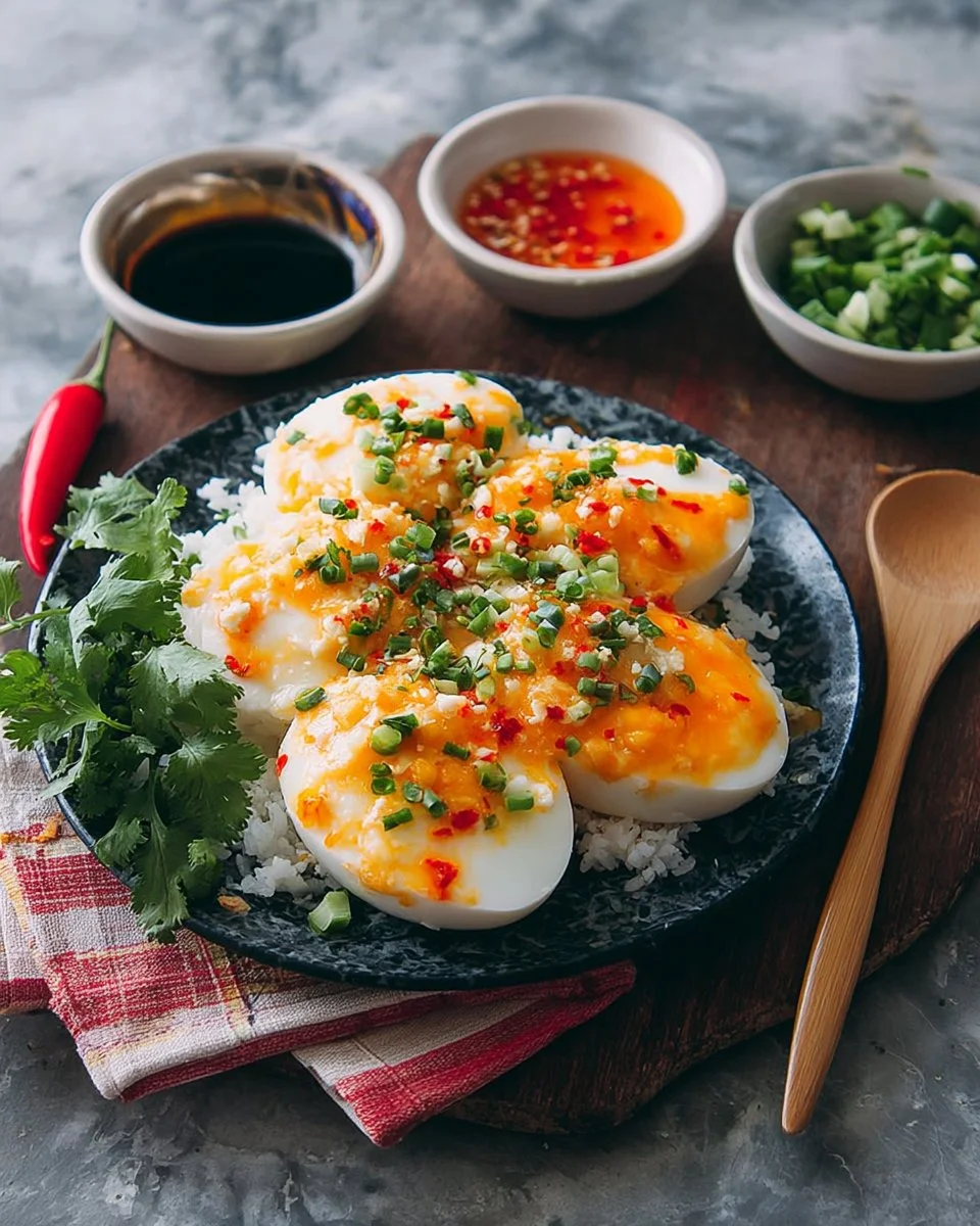 Marble Eggs with Thai Fish Sauce Dip
