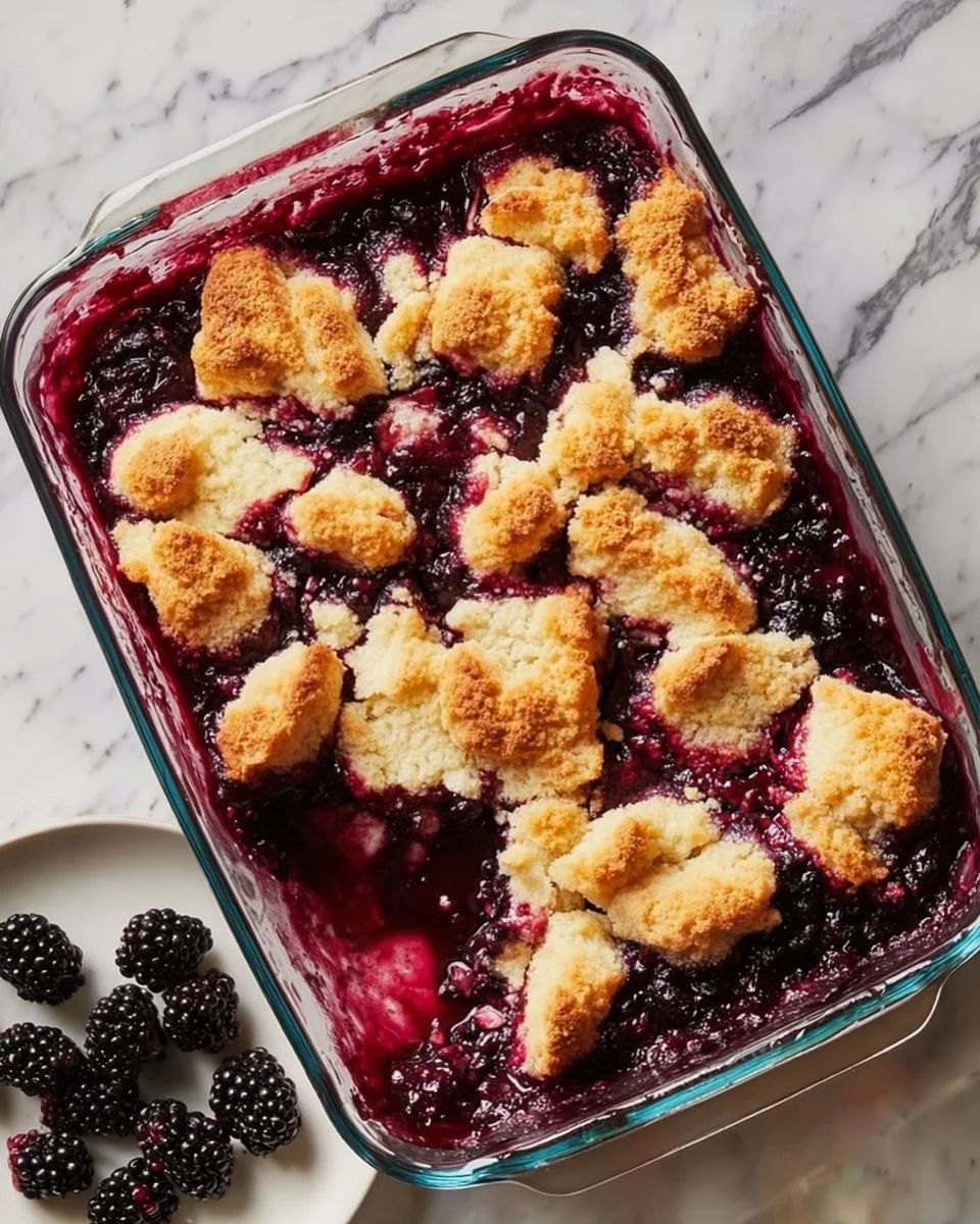 Mulberry Dump Cake