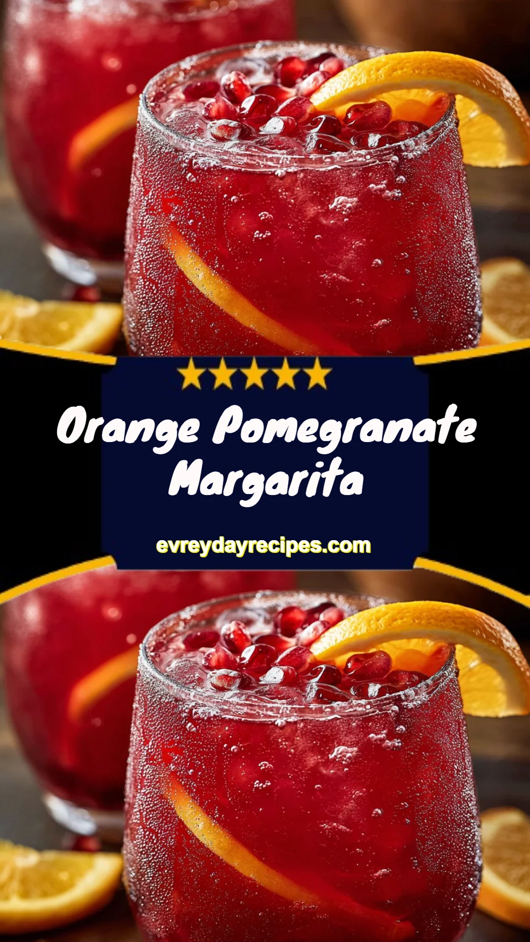 Orange Pomegranate Margarita