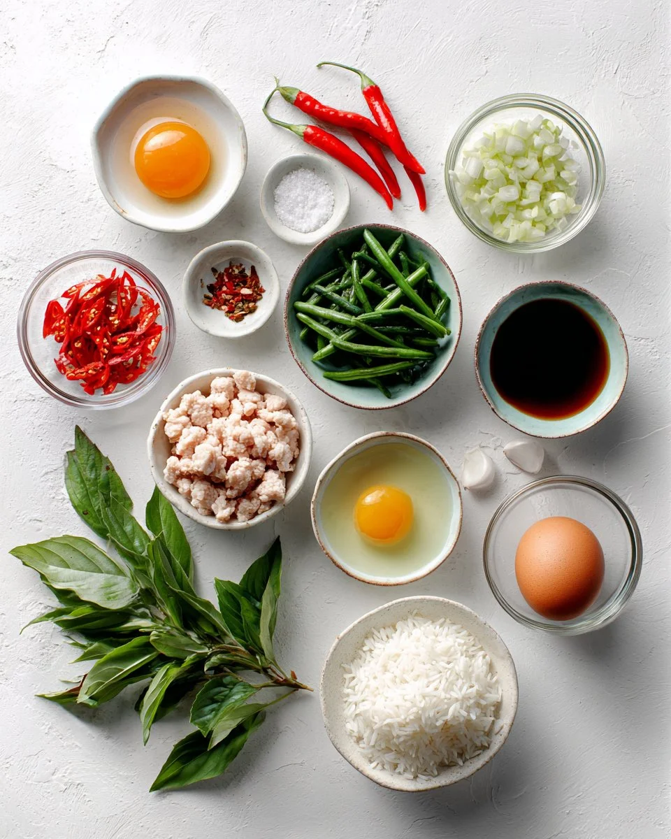 Pad Gaprao translates to "Basil Stir-Fried" in English.