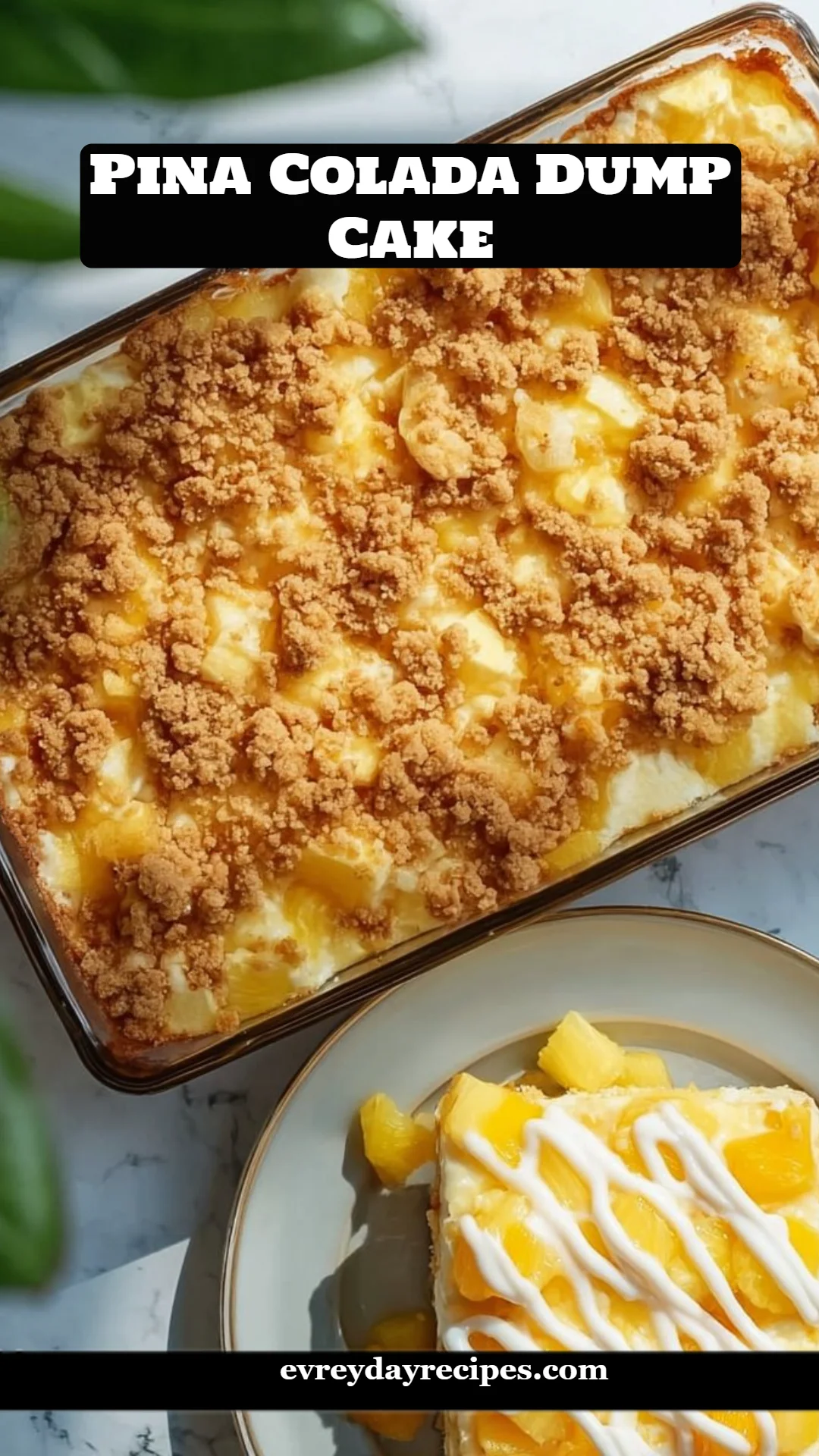 Pina Colada Dump Cake