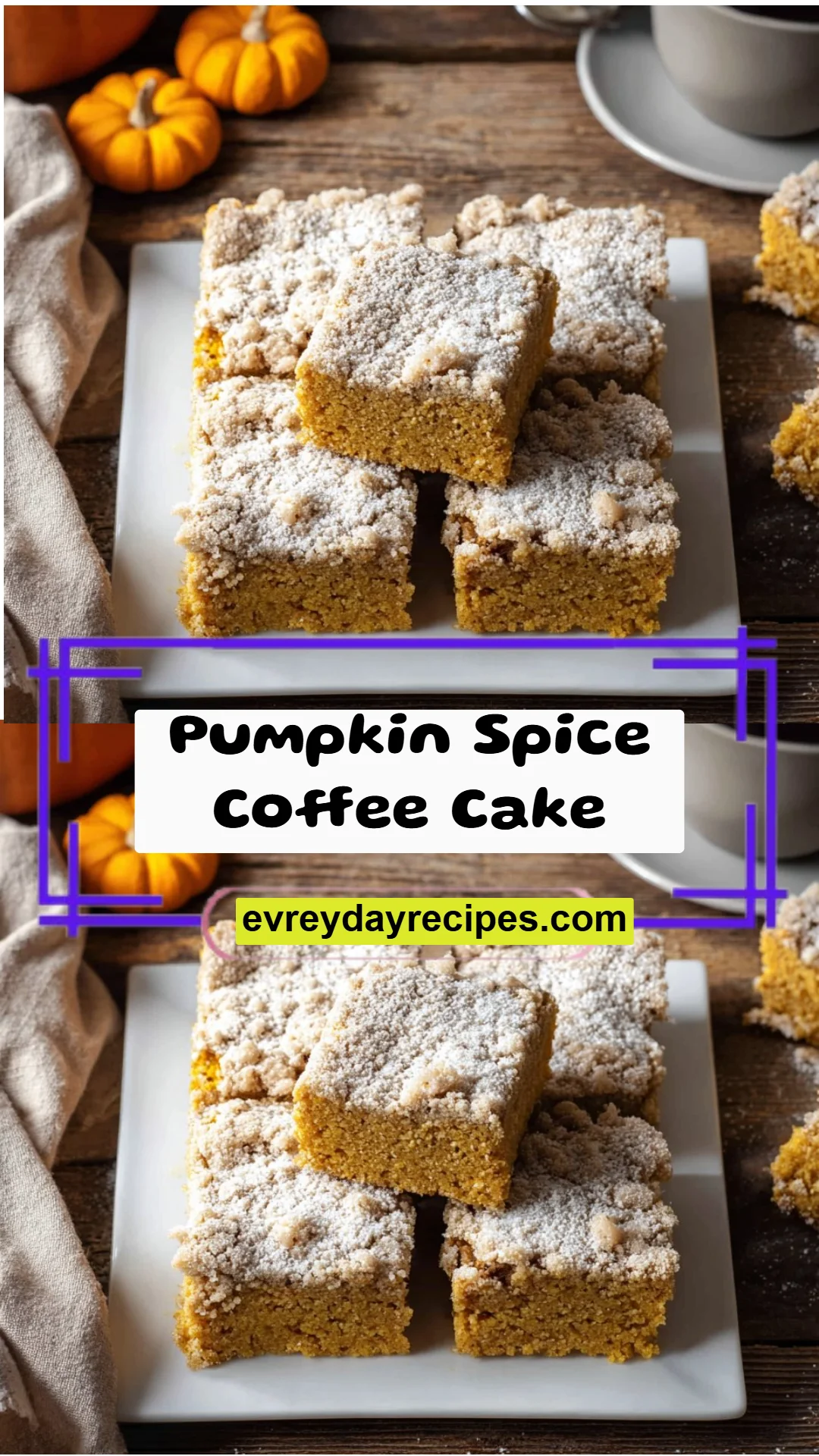 Pumpkin Spice Coffee Cake