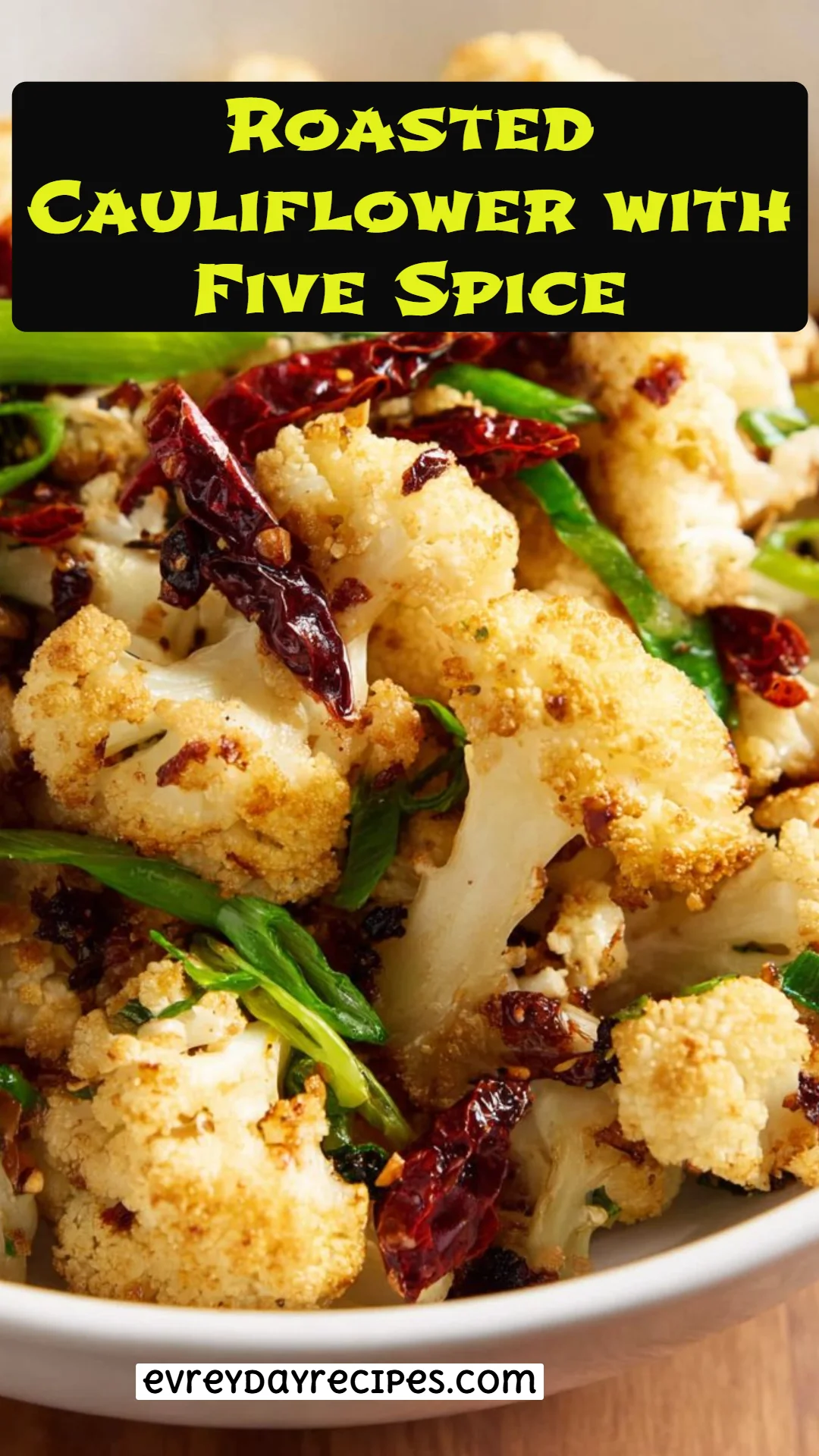 Roasted Cauliflower with Five Spice