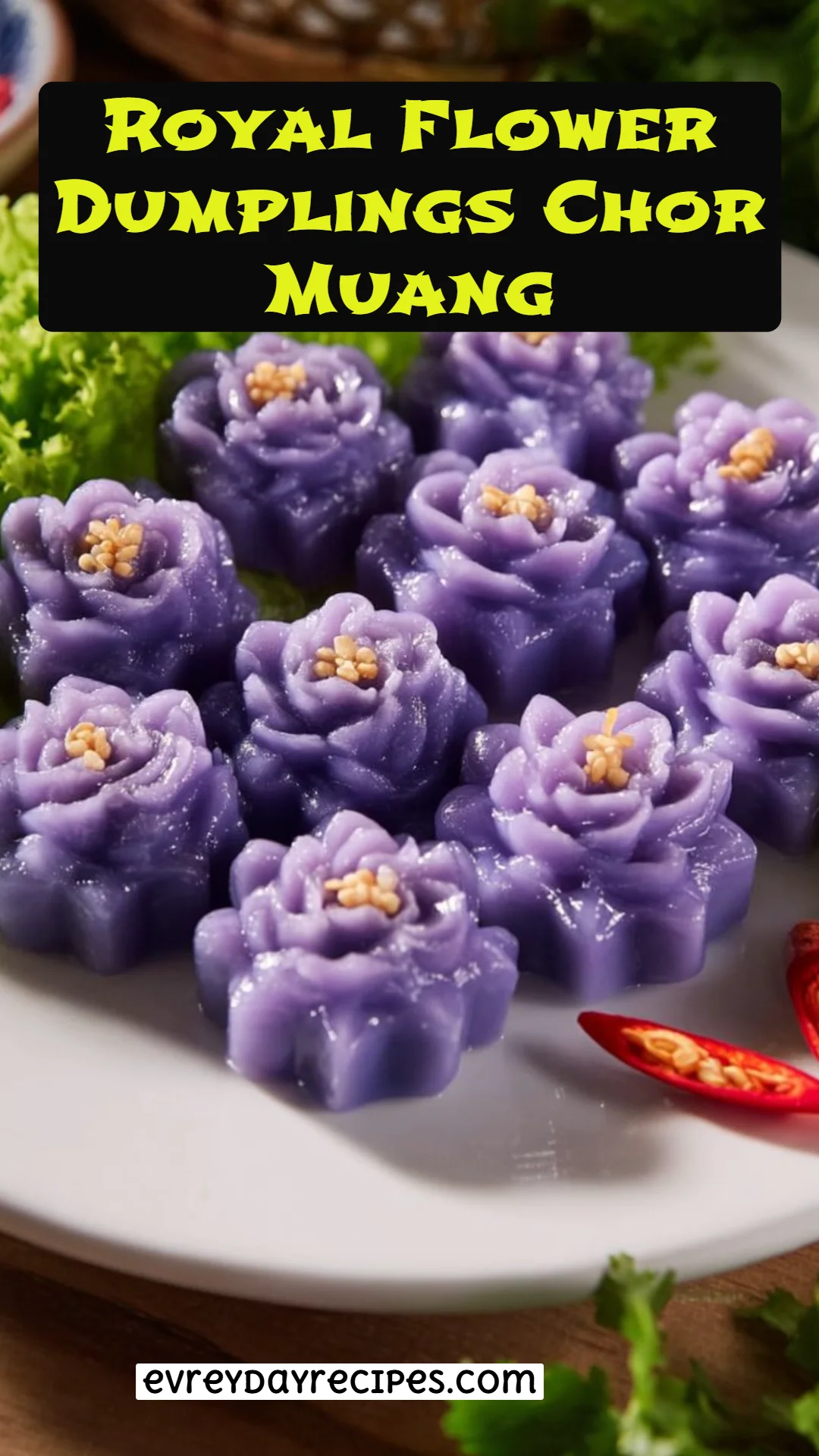 Royal Flower Dumplings Chor Muang