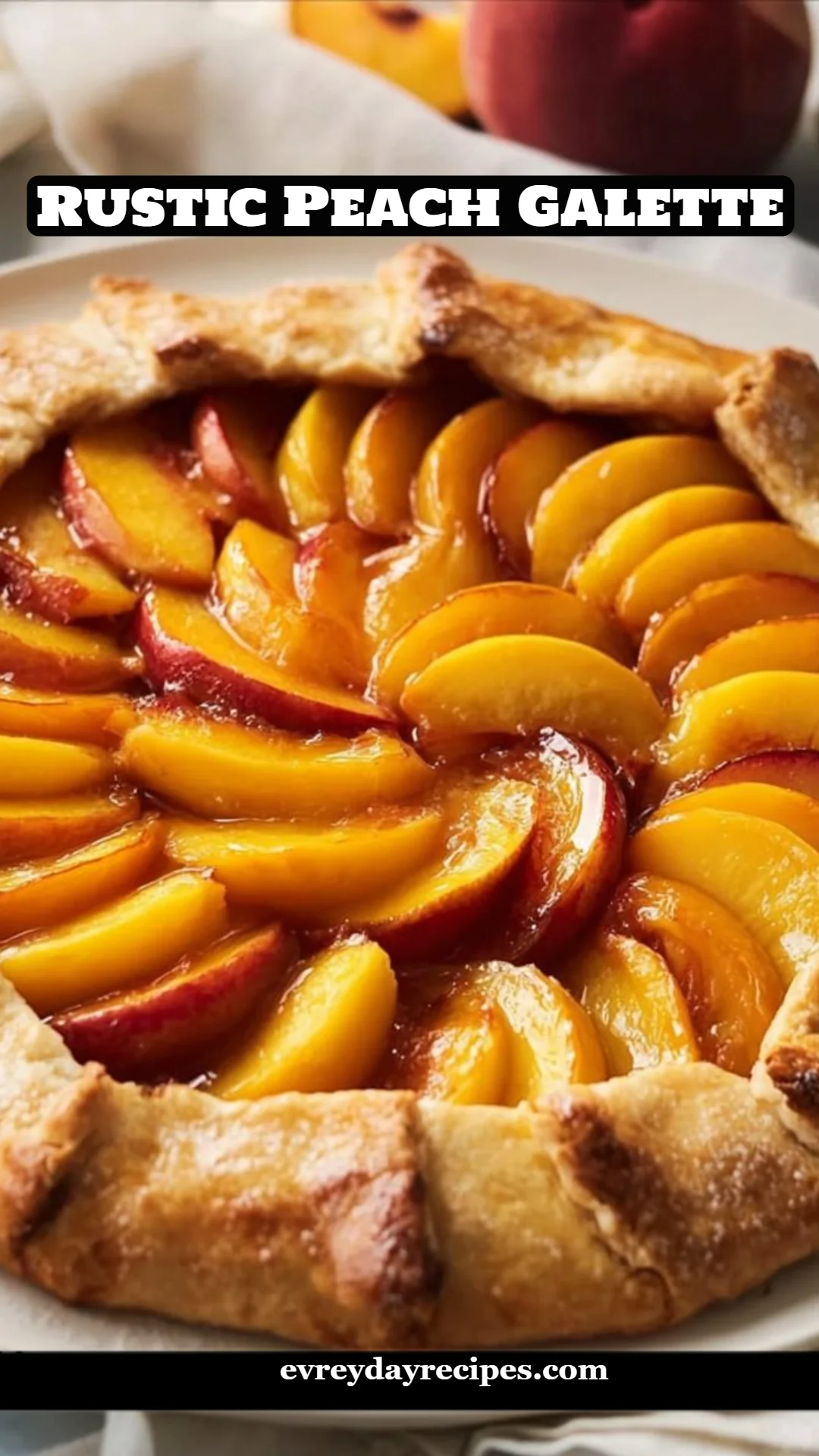 Rustic Peach Galette