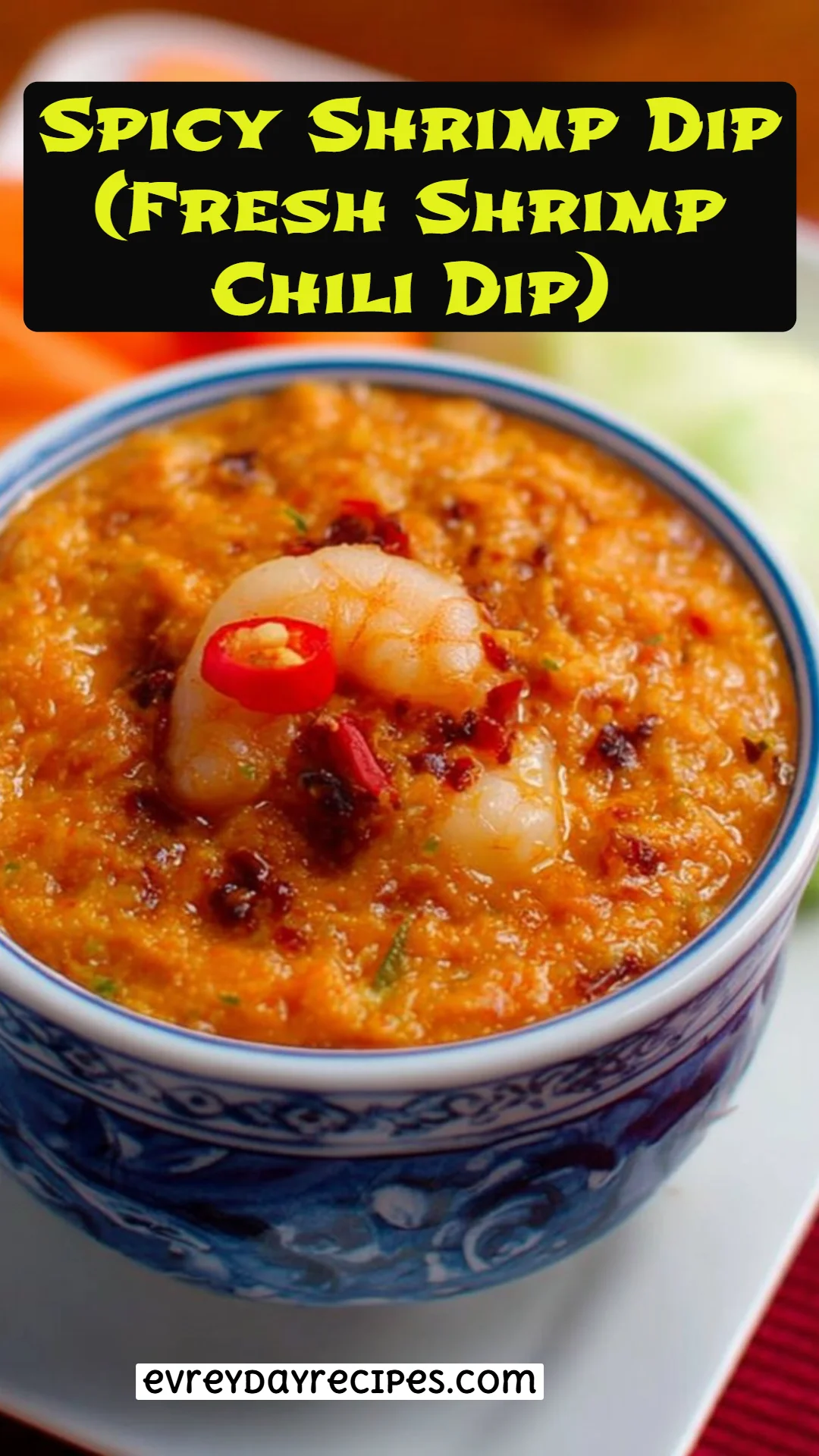 Spicy Shrimp Dip (Fresh Shrimp Chili Dip)