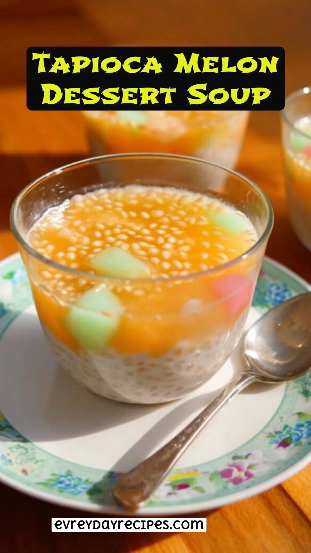 Tapioca Melon Dessert Soup