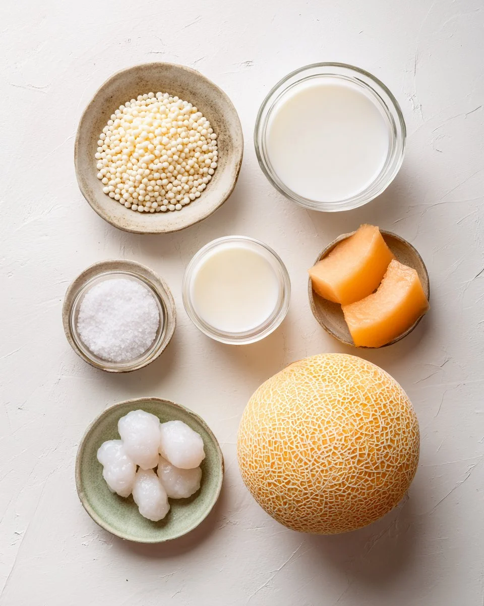 Tapioca Melon Dessert Soup