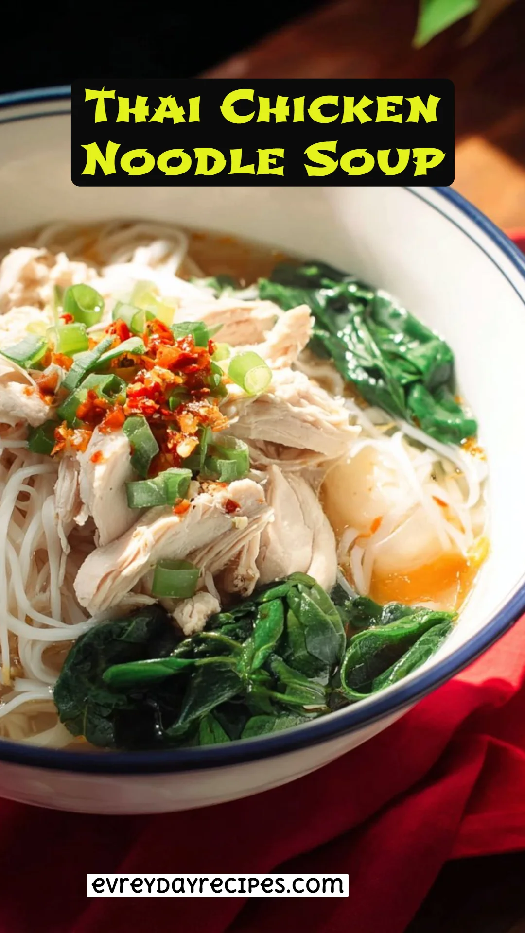 Thai Chicken Noodle Soup