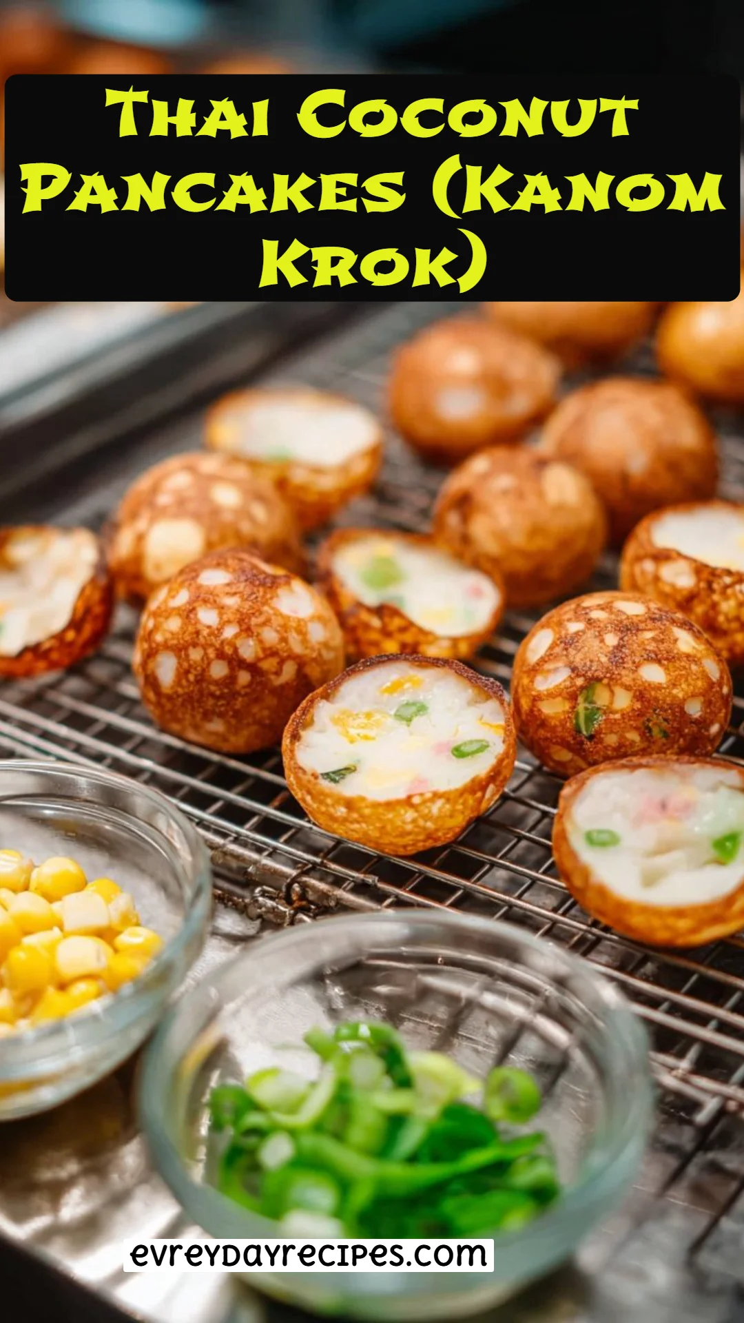 Thai Coconut Pancakes (Kanom Krok)