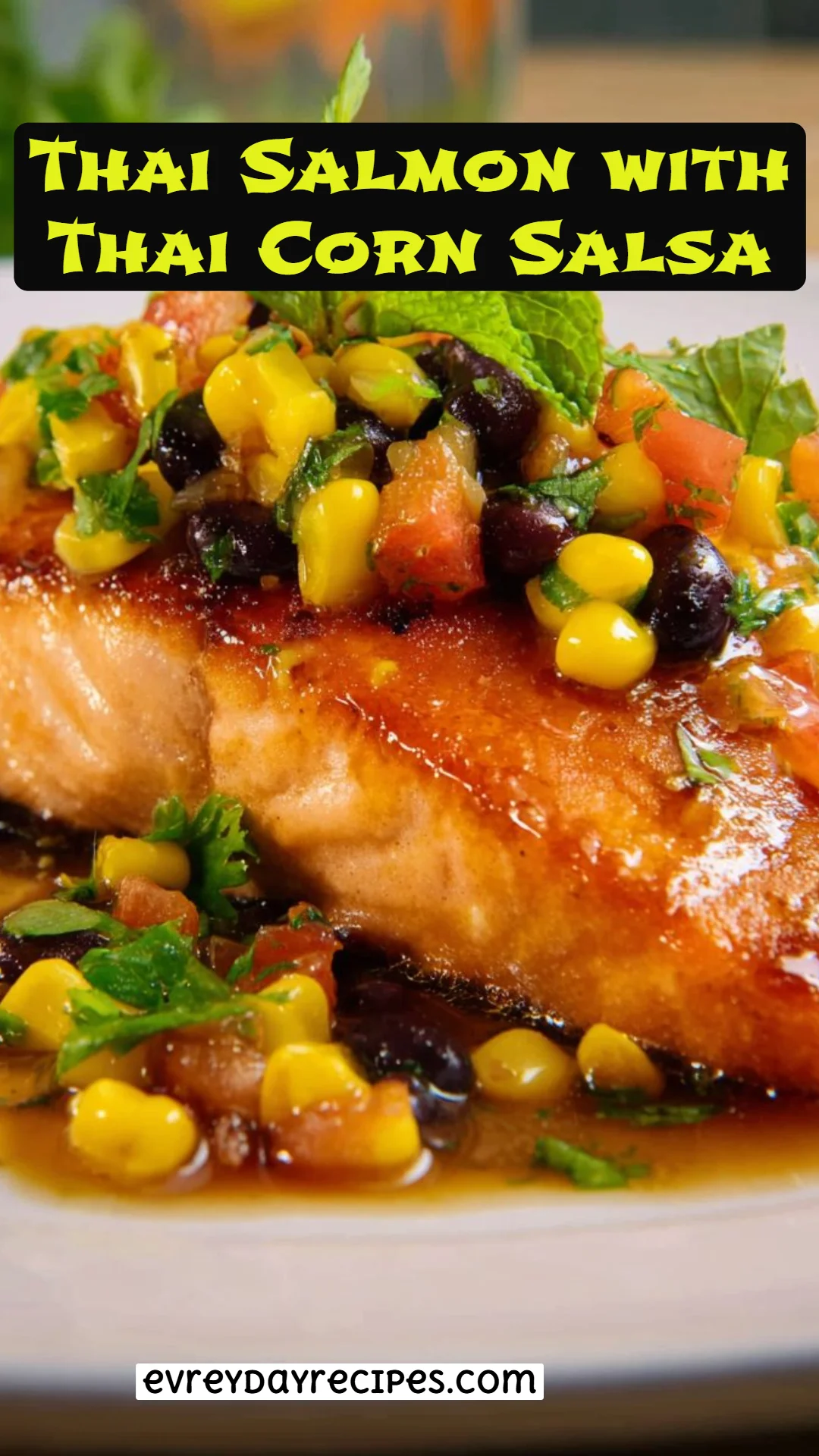 Thai Salmon with Thai Corn Salsa