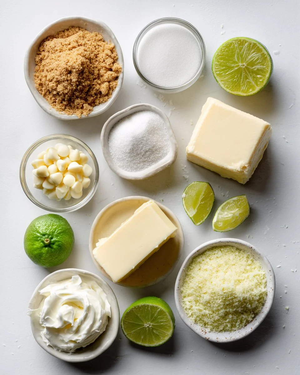 White Chocolate Key Lime Bars