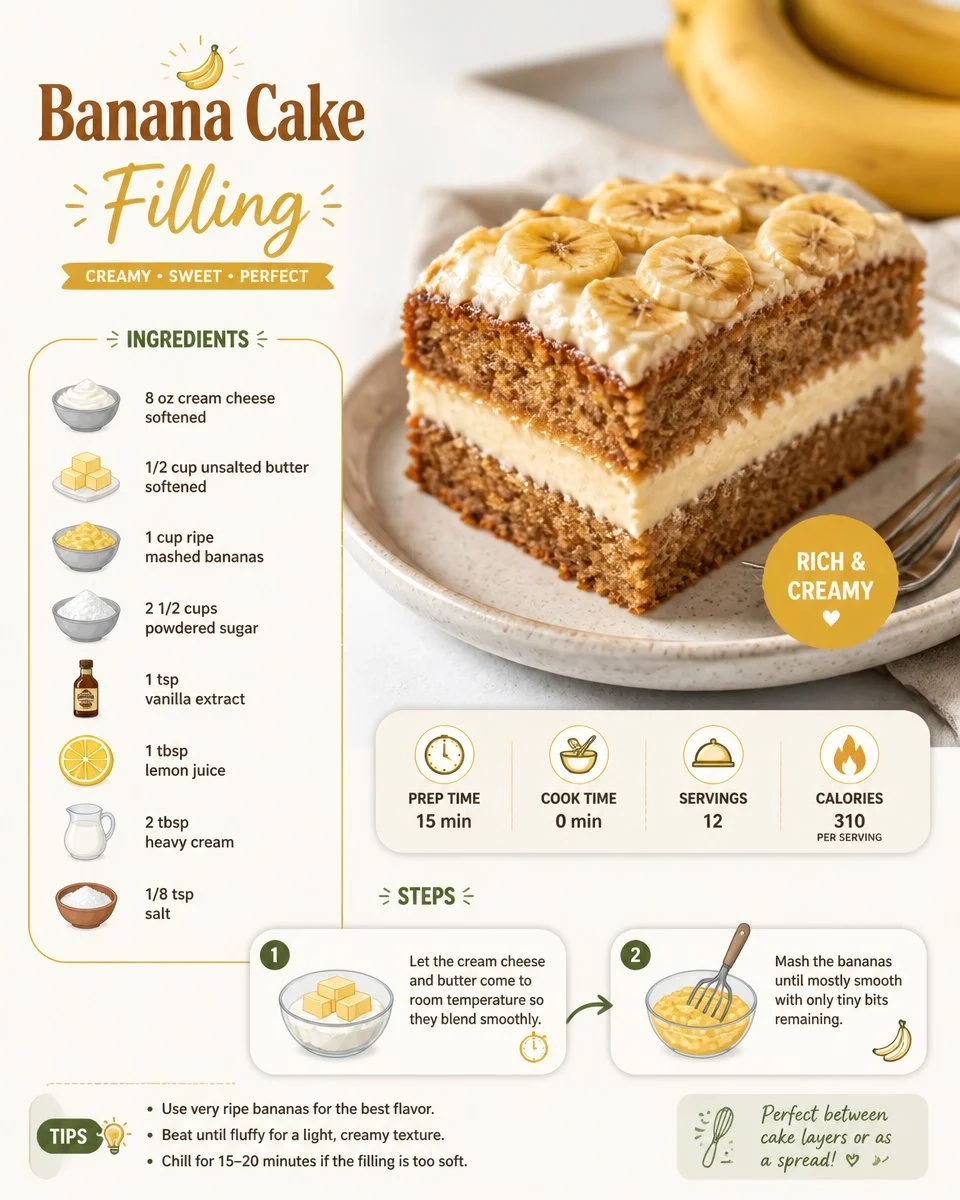 Banana Cake Filling