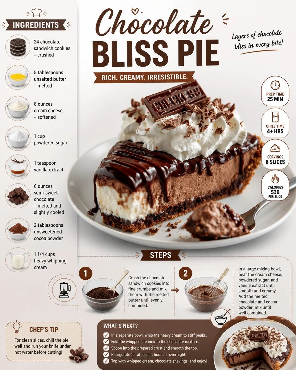 Chocolate Bliss Pie