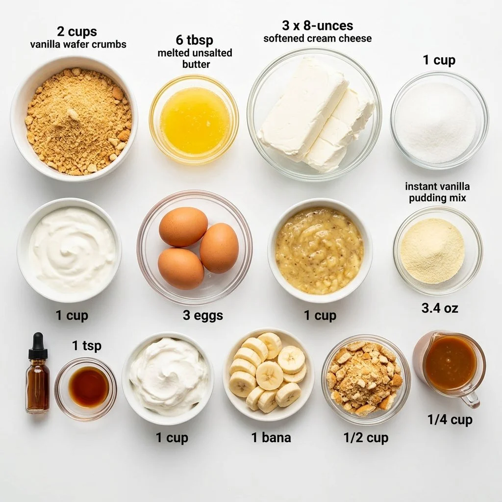 Creamy Banana Pudding Cheesecake