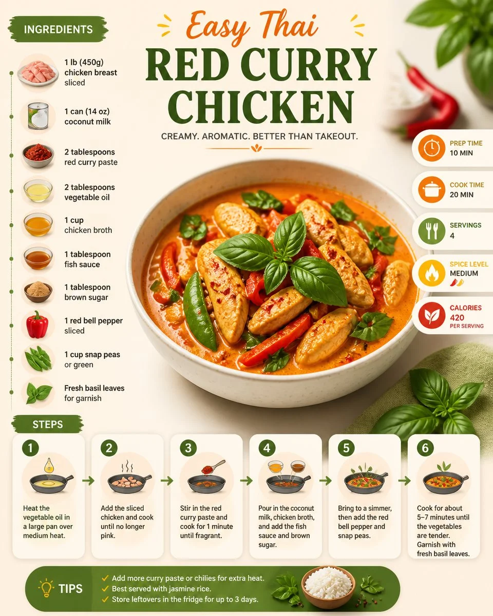 Easy Thai Red Curry Chicken