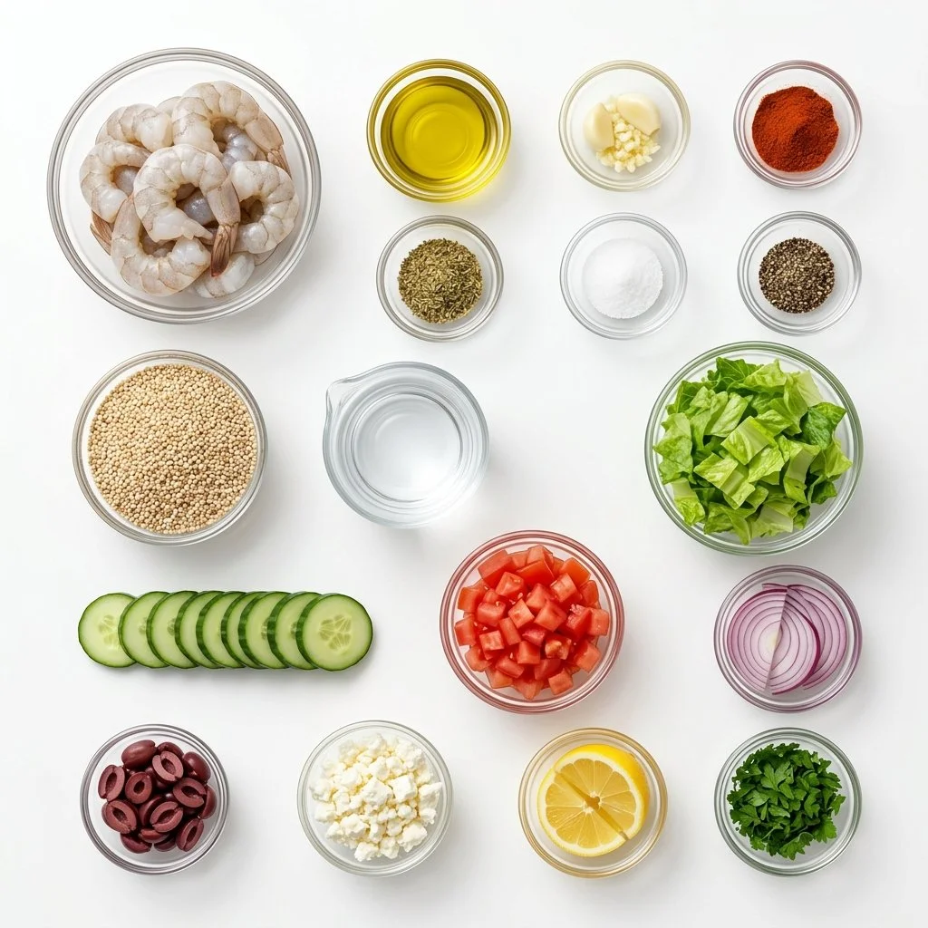 Greek Shrimp Mediterranean Bowl