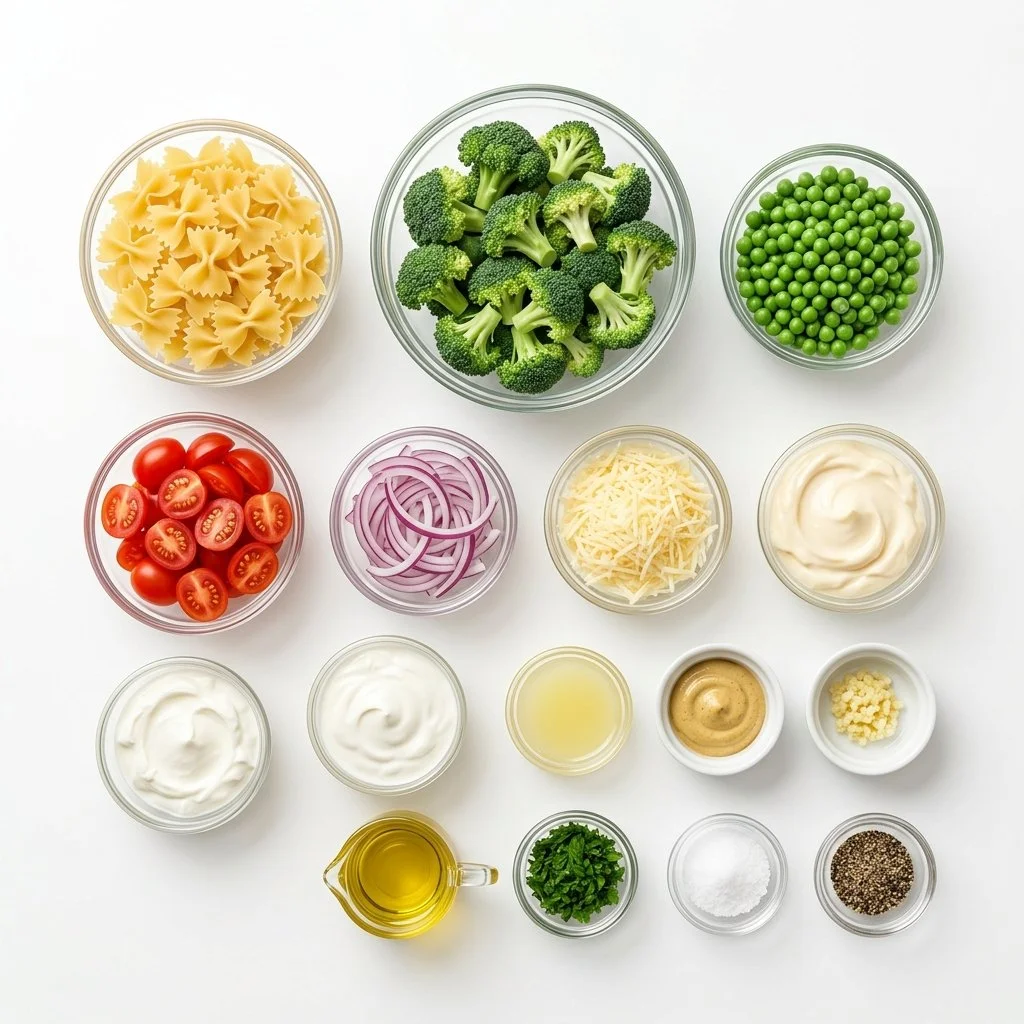 Healthy Spring Broccoli Pasta Salad