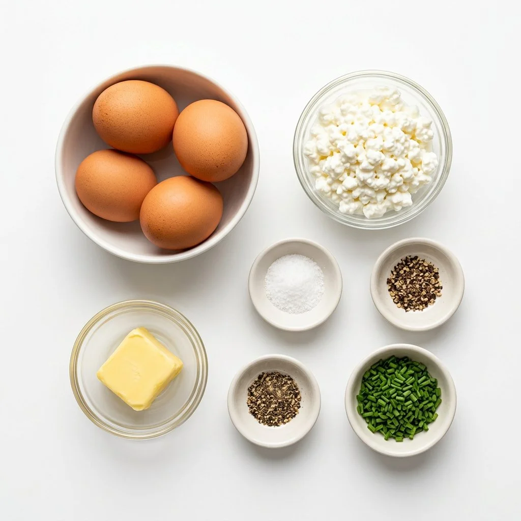 High-Protein Scrambled Eggs with Cottage Cheese
