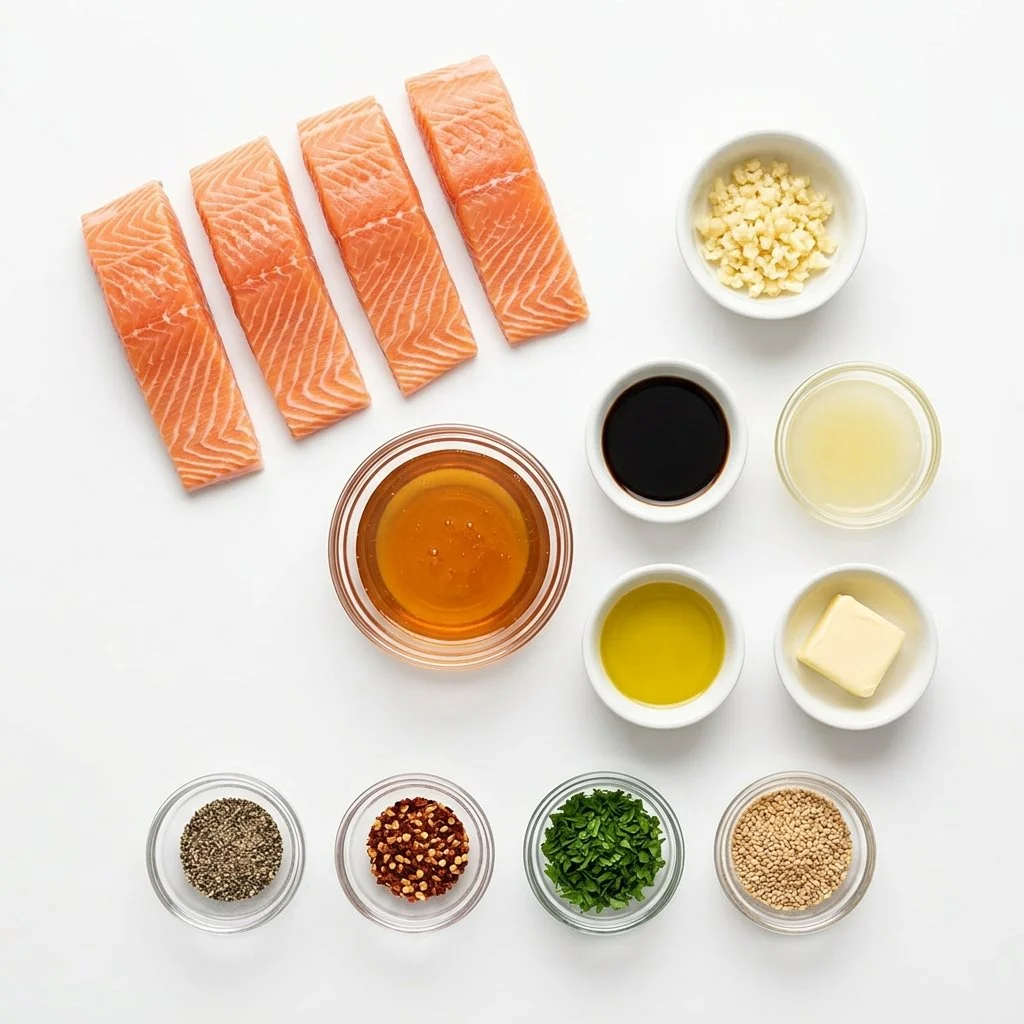 Honey Garlic Glazed Salmon