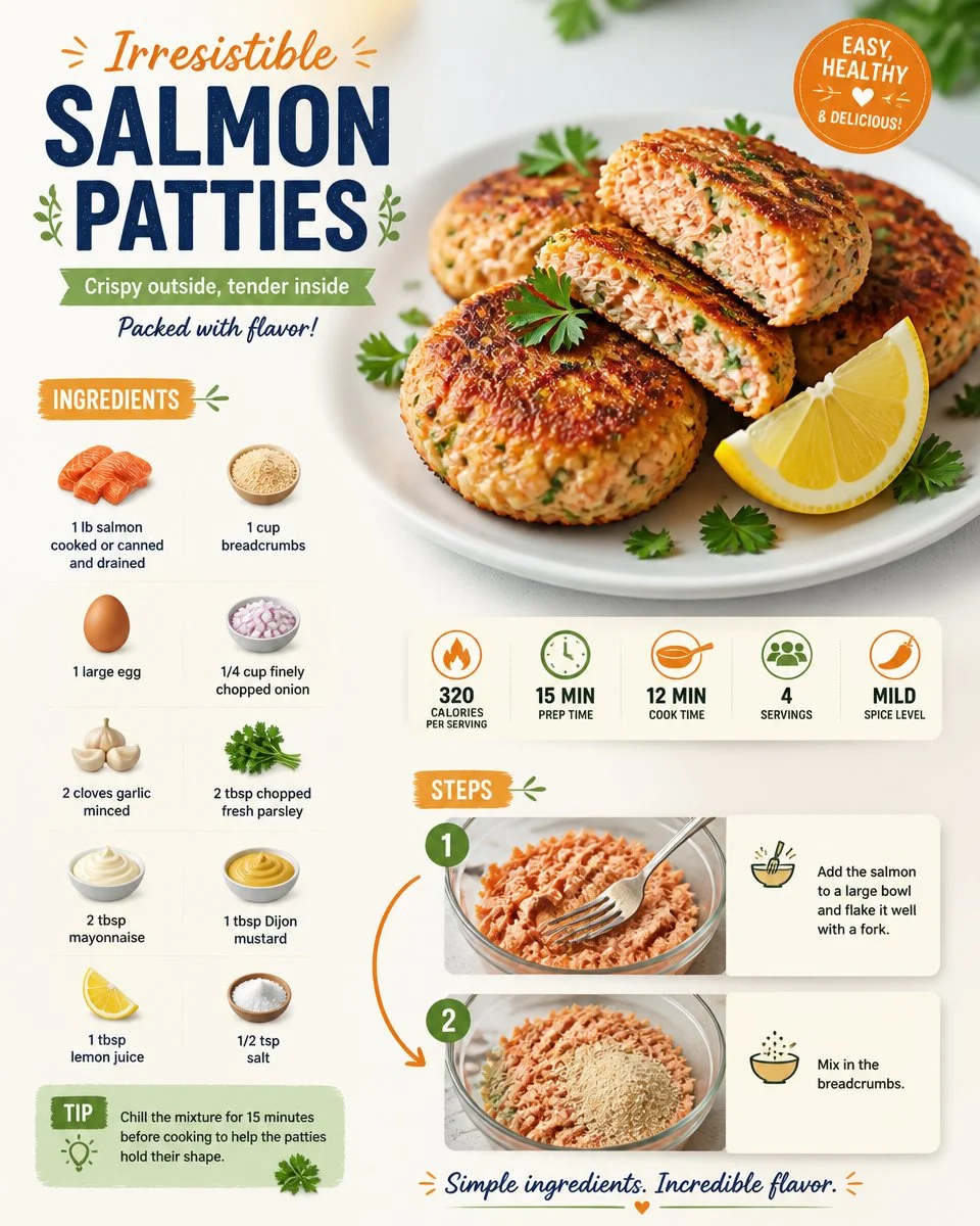 Irresistible Salmon Patties