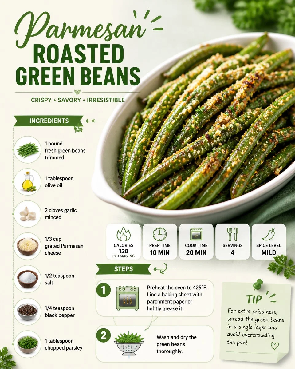 Parmesan Roasted Green Beans