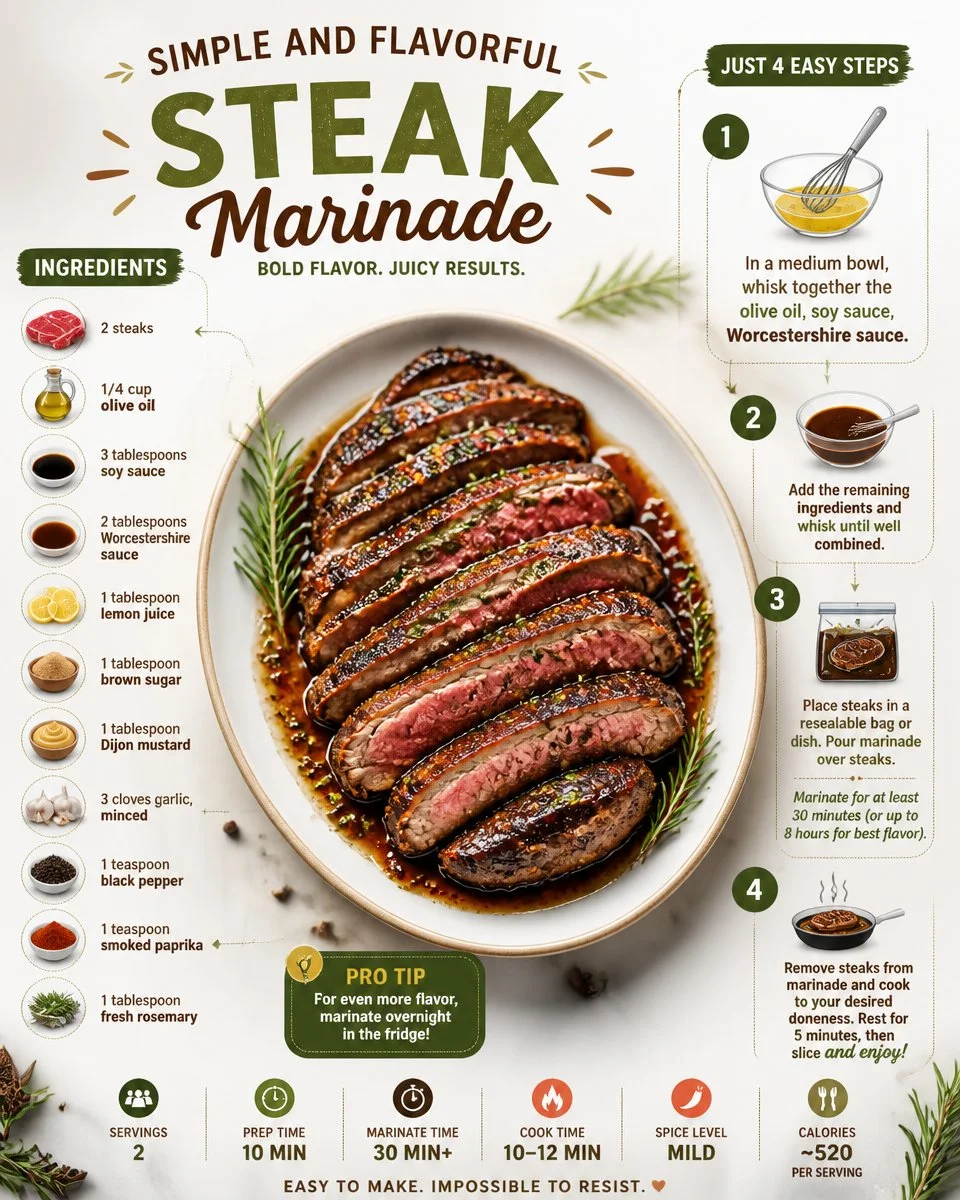 Simple And Flavorful Steak Marinade