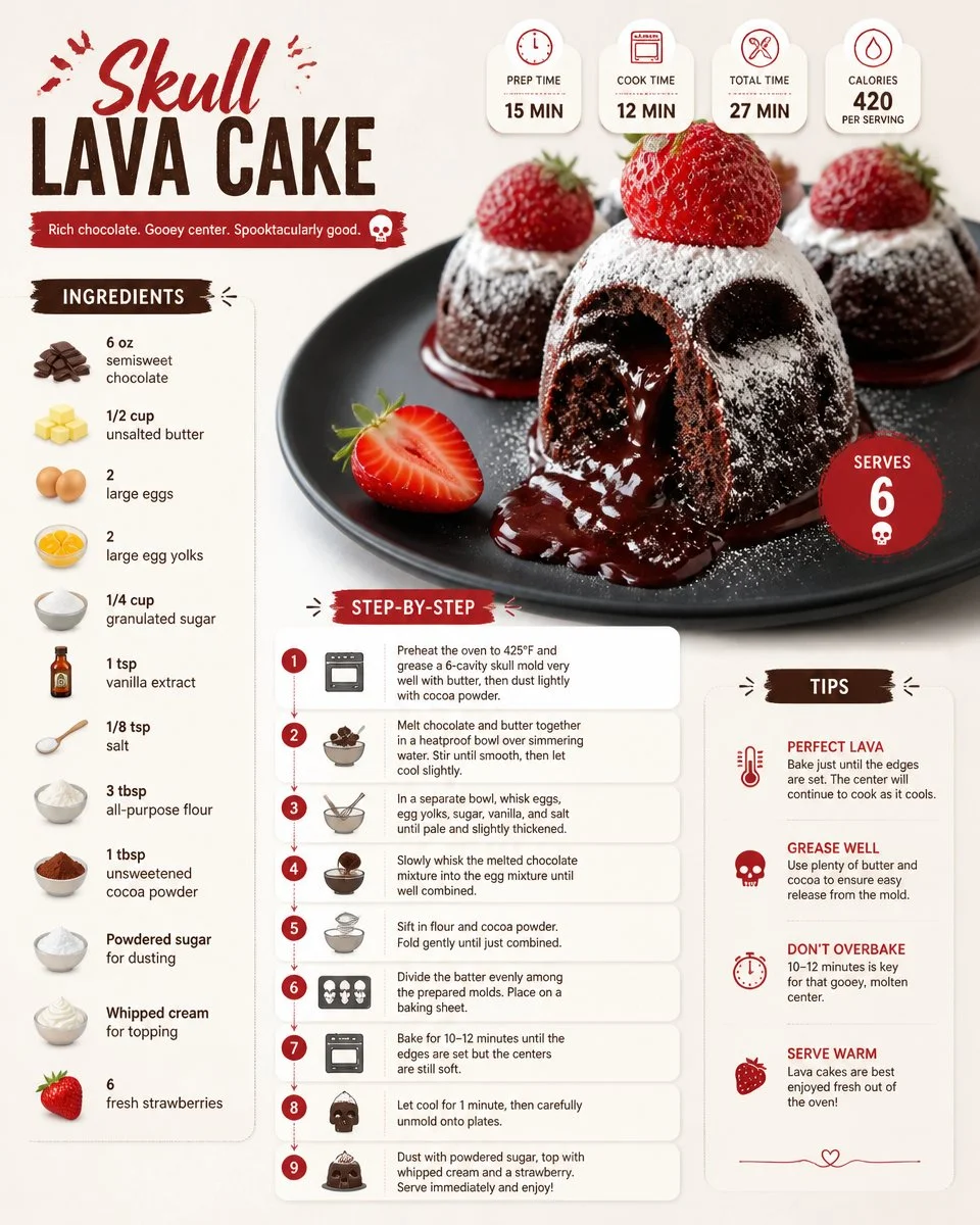 Skull Lava Cake