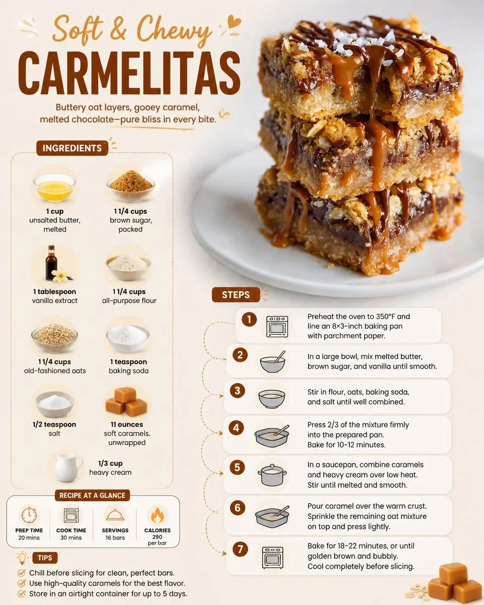 Soft & Chewy Carmelitas